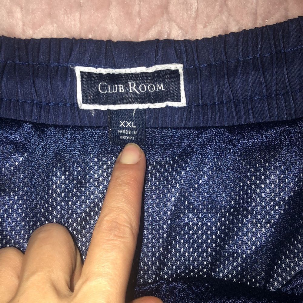 Club Room Mens Quick Dry Swim Trunks - Picture 3 of 5